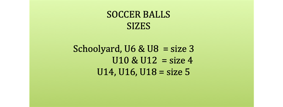 what size soccer ball?