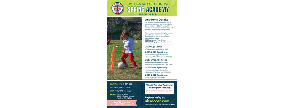 UK Spring Soccer Academy 