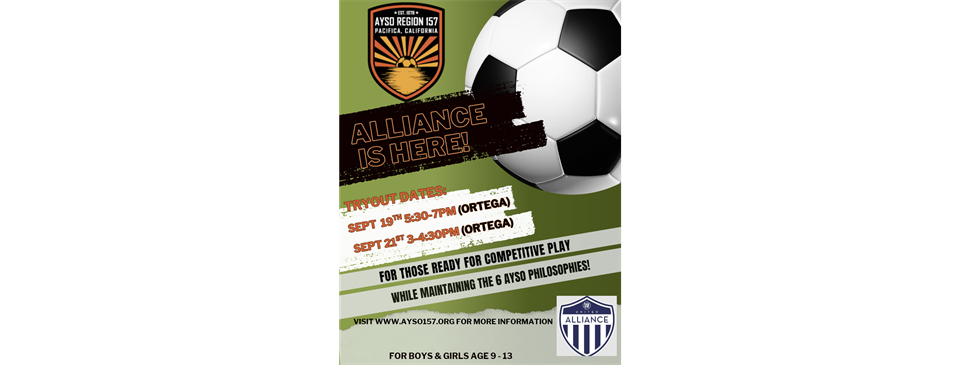 Alliance Tryouts